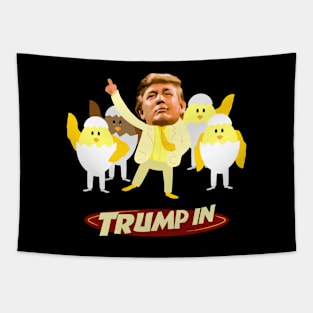 Donald Trump's House of Wings Video Parody "Trump In" Tapestry