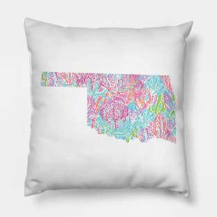 Summer Coral Oklahoma Pillow