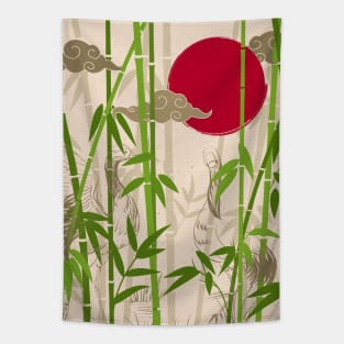Bamboo Forest Tapestry