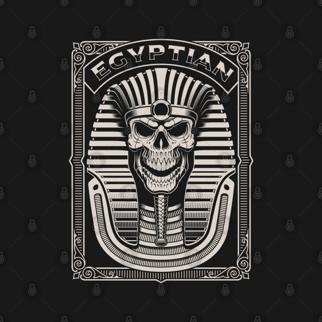 Egyptian Pharaoh Skull by Edgeofnowhere