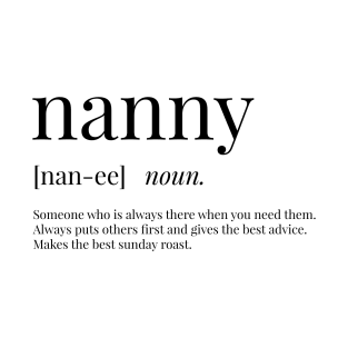 Nanny Definition T-Shirt