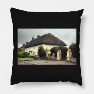 Thatched Cottage at Avebury Pillow