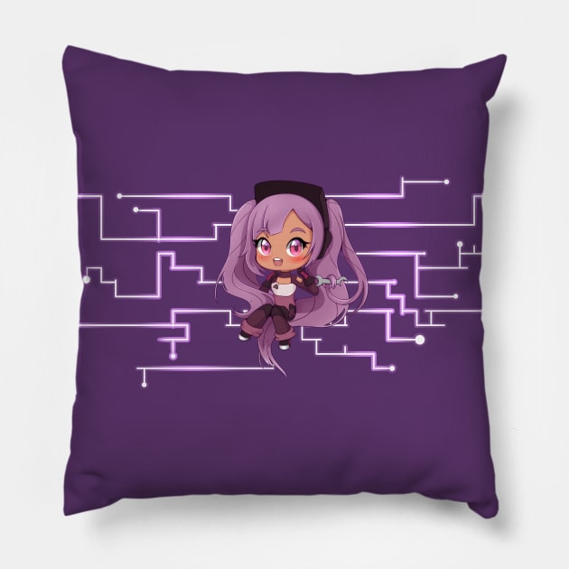 Entrapta Wired Pillow by RadicalYue