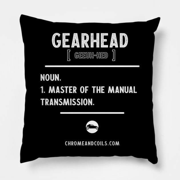 Gearhead - Definition Pillow by CC I Design