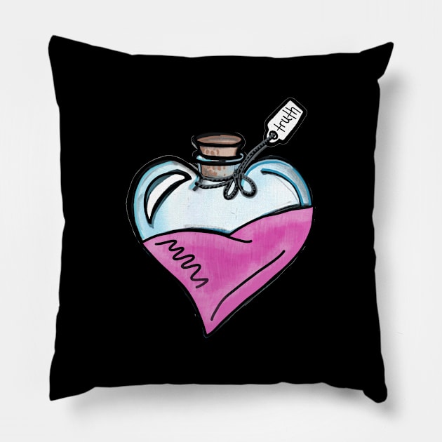 Truth Serum Magic Potion Pillow by Tenpmcreations