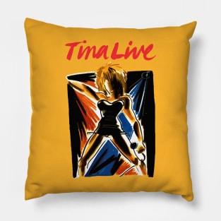 tina turner queen of music Pillow