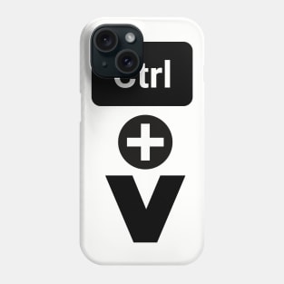 Ctrl + V Design Phone Case