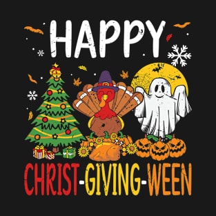 Ugly Christmas Funny Thanksgiving Costume Halloween T-Shirt