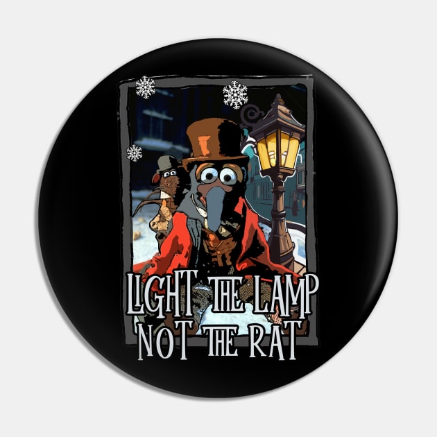 Muppet Christmas Carol - Gonzo & Rizzo Light The Lamp Pin by wsyiva