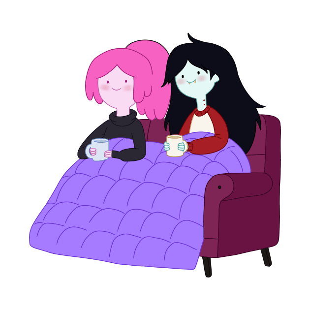 Marceline and Bubblegum by maxtrology