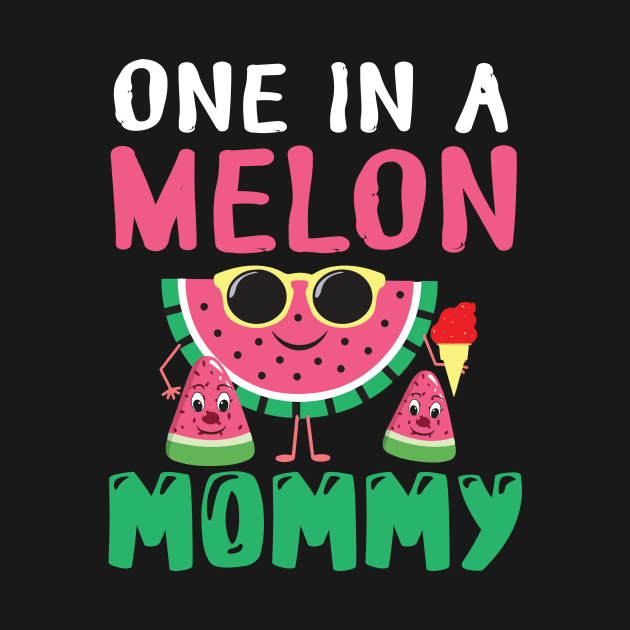 Glasses Watermelon One In A Melon Mommy Mother Son Daughter by joandraelliot