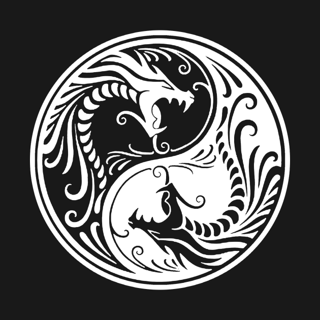  Dragon  ying  yang  Ying  Yang  T Shirt TeePublic