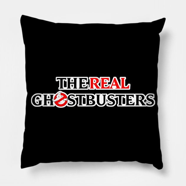 The Real GhostBusters Pillow by MalcolmDesigns