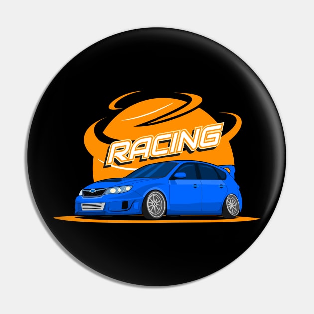 cool blue car with racing typografi Pin by enha design