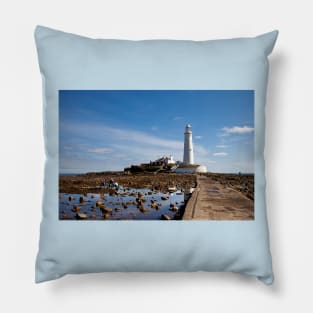 St Mary's Island and Lighthouse Pillow