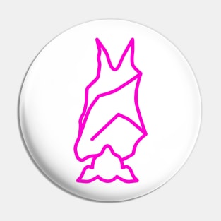 Bat Boys Logo - Fuschia Pin