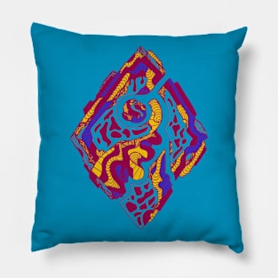 Triad Abstract Rhombus Pillow