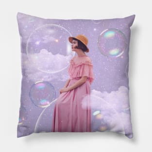 Lady In Pink Pillow