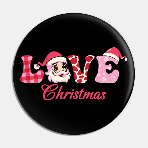 Love Christmas Pin by MZeeDesigns