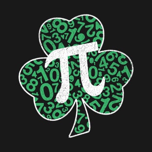 Happy Pi Day Saint Patricks Day Nerd Math Student Teacher T-Shirt