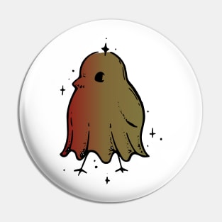 baby chick ghost Pin