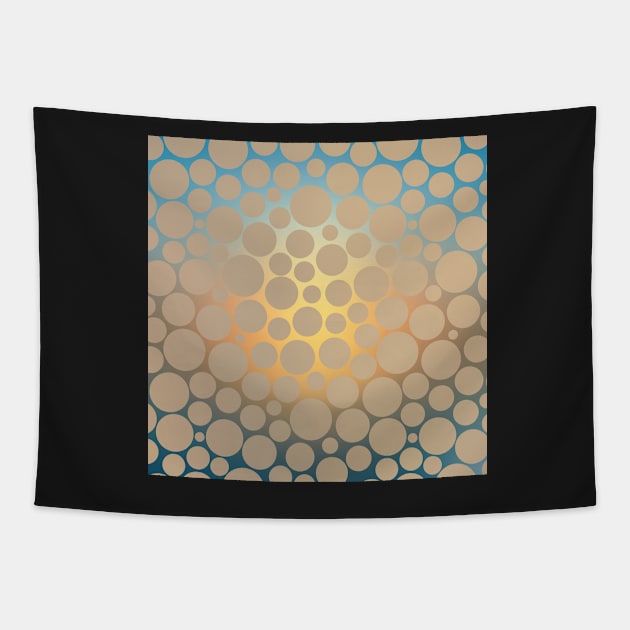 Pastel Dots Tapestry by aklara