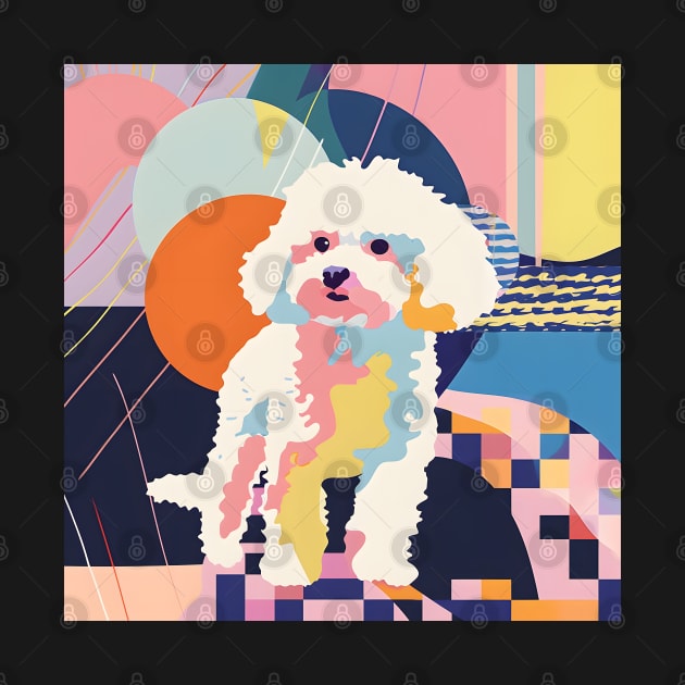 Bichon Frise in 80's by NatashaCuteShop