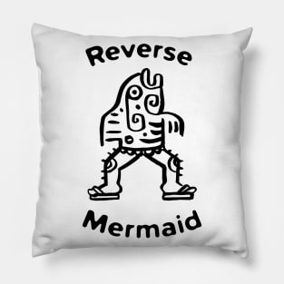 Reverse Mermaid Pillow