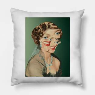 Leader Of Fashion - Surreal/Collage Art Pillow