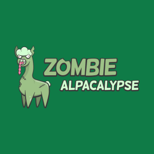 Zombie Alpacalypse II - puns T-Shirt