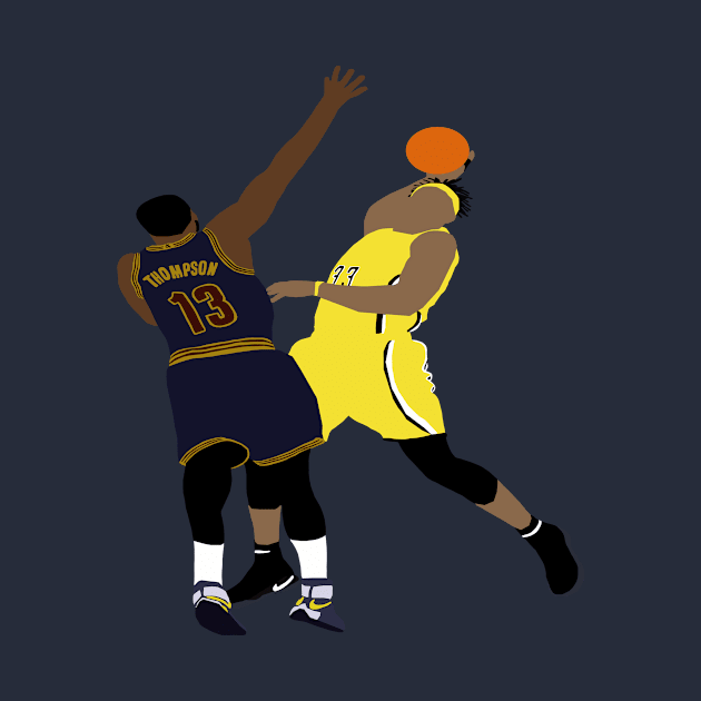 Myles Turner Dunk by xRatTrapTeesx