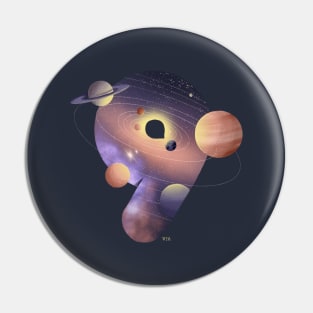 Solar system Pin