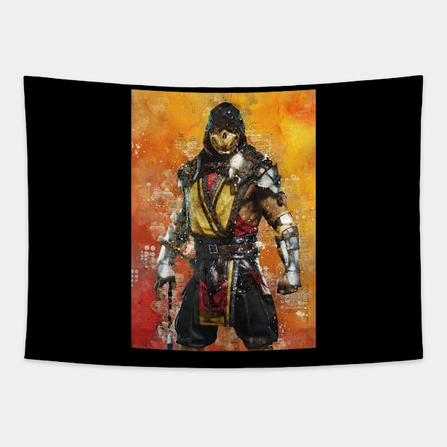 Scorpion Tapestry by Durro