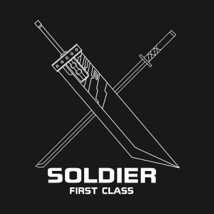 x-soldier sword (white) T-Shirt