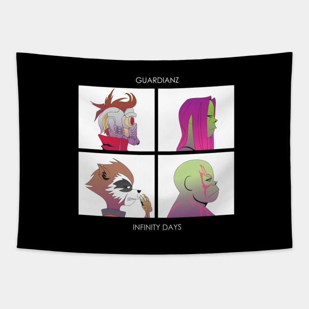 Guardianz: Infinity Days Tapestry by kentcribbs