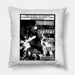 Earth Crisis / Strife / 4 Walls Falling / Guilt Hardcore Flyer Pillow