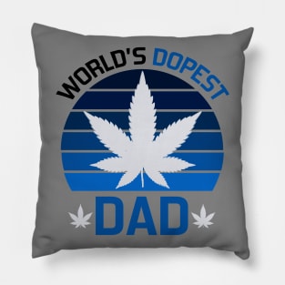 Worlds Dopest Dad Pillow