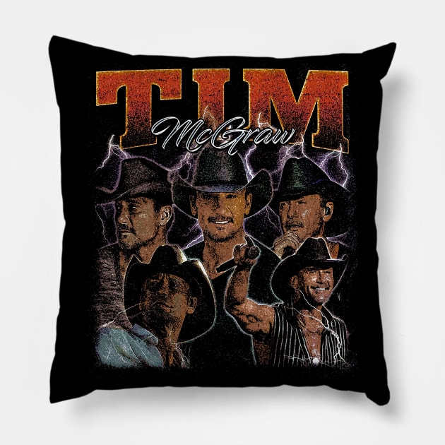 Tim McGraw Pillow by FandiLagi