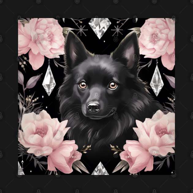 Schipperke Art by Enchanted Reverie