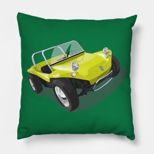 beach buggy in lime Pillow