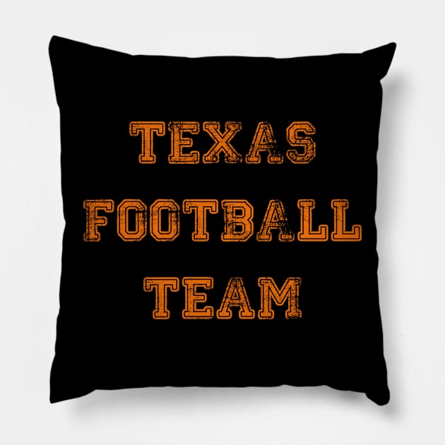 Texas Football Team Pillow by Coolthings