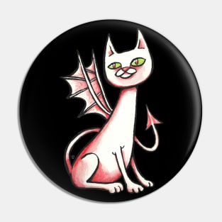 Demon Cat Pin