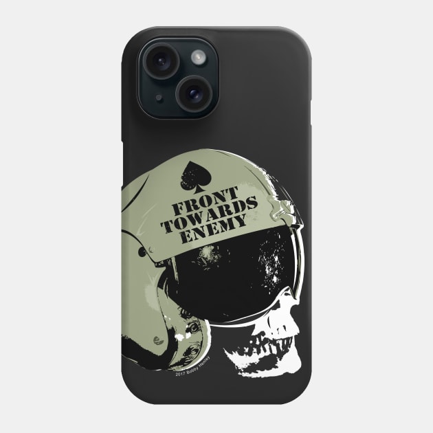 Front Towards Enemy -Chopper pilot Phone Case by Illustratorator