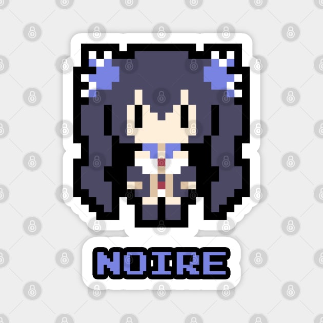 Hyperdimension Neptunia Pixel Art Noire Magnet by Otakuteland