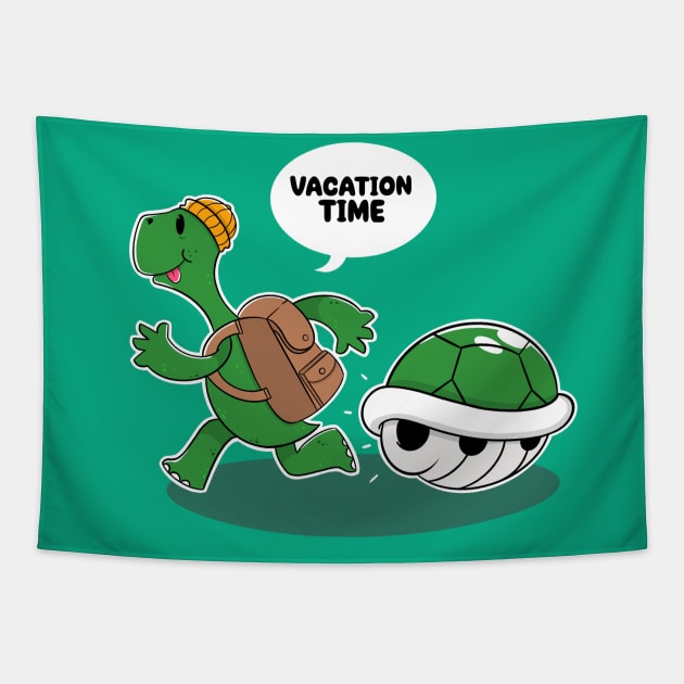 Vacation Time Tapestry by Artthree Studio