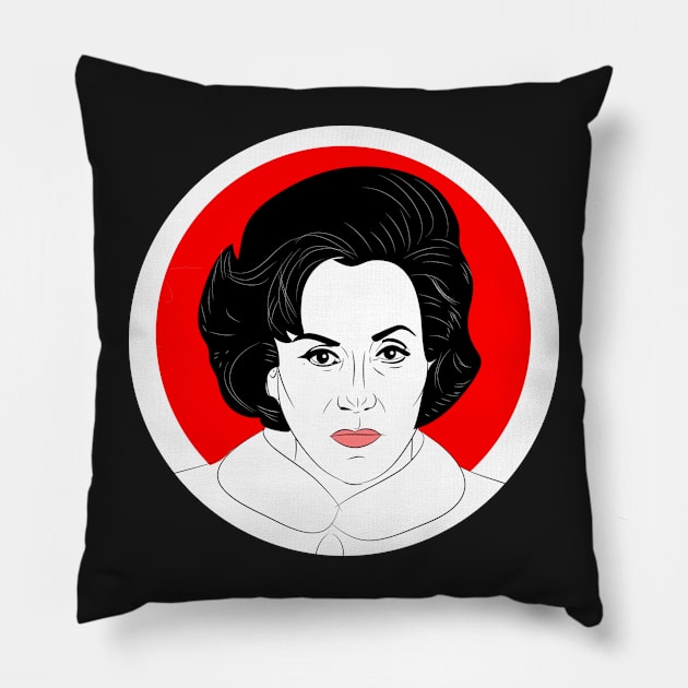 Rosa Pillow by OneLittleCrow