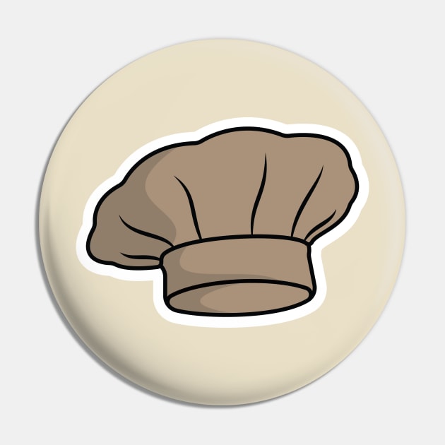 Chef Cooking Hat Cartoon Sticker vector illustration. Kitchen cooking object icon concept. Chef white hat sticker vector design with shadow. Bakery logo icon concept. Pin by AlviStudio