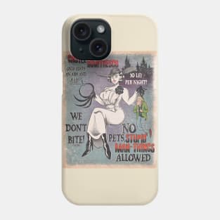 Artist Alley - No Shoes, No Shirts, Stupid Man Things, No Service (MiddayMassacre) Phone Case