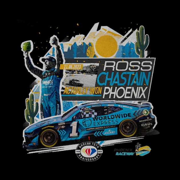 Ross Chastain Cup Series Championship Race Winner by Erianna Bee