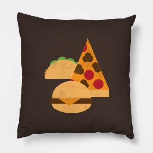 Taco Pizza Burger Pillow